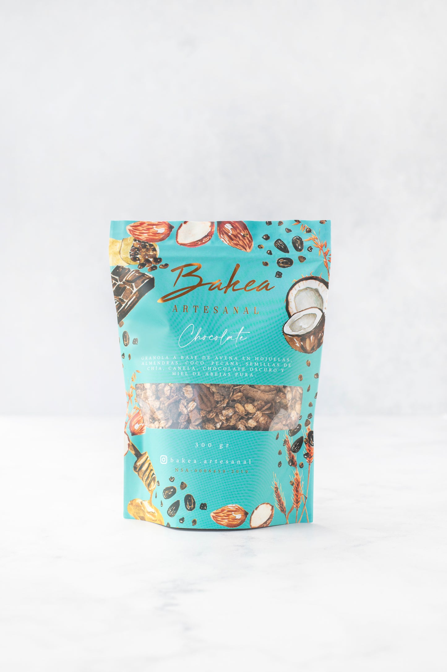 Bakea Artesanal Chocolate Negro 300g